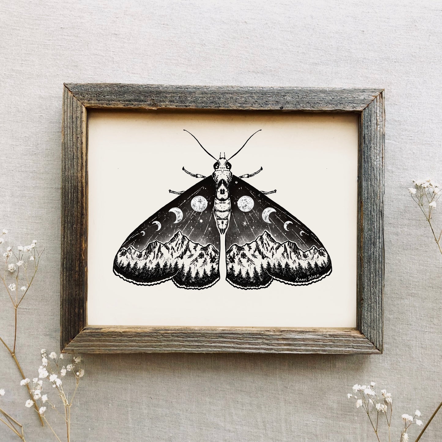 Mountain Moth Art Print