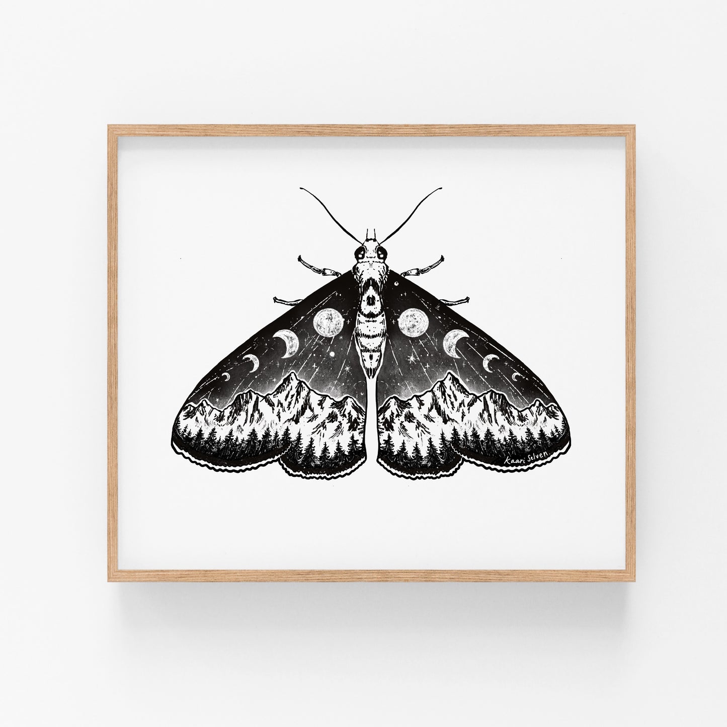 Mountain Moth Art Print