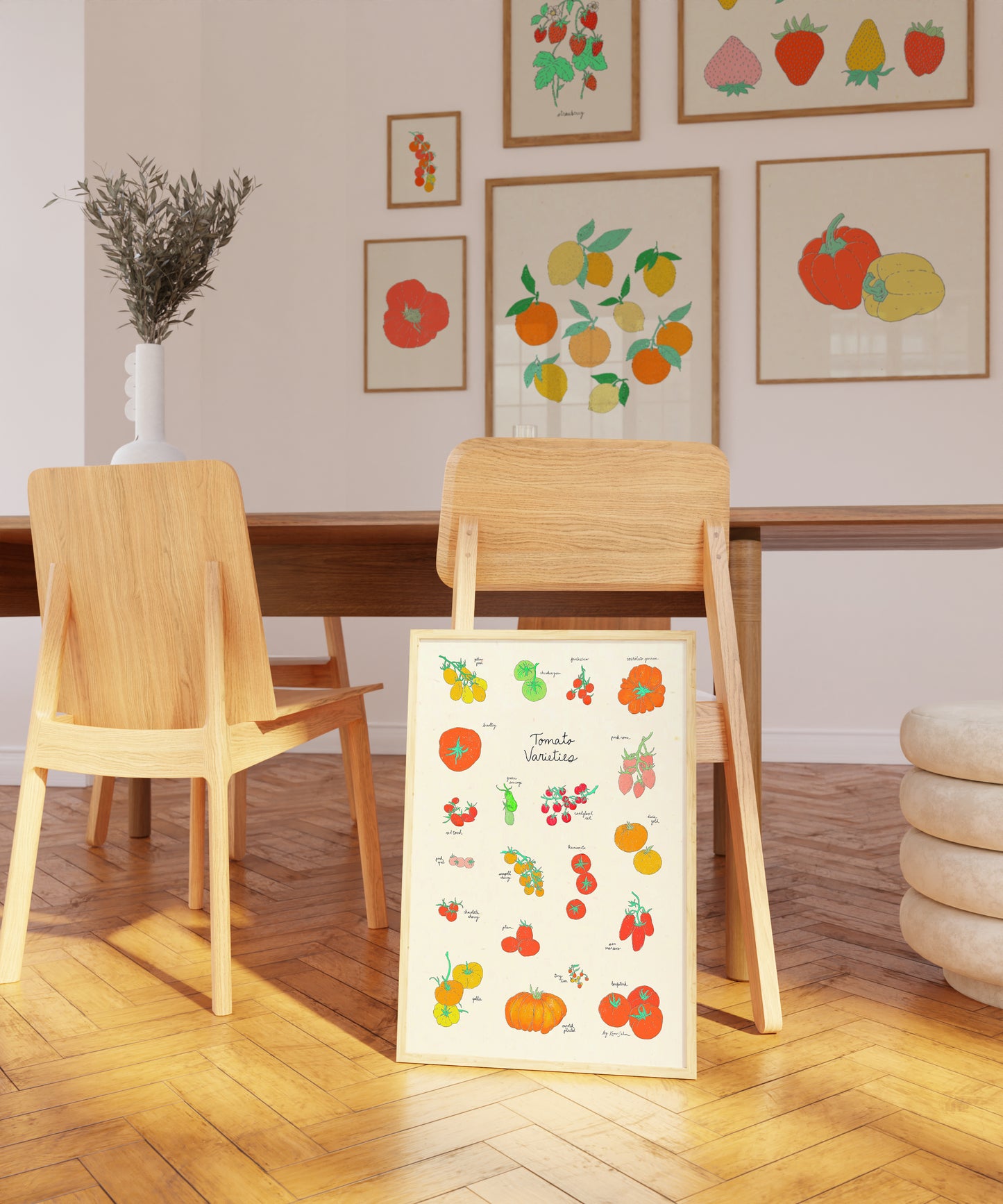 Tomato Varieties Art Print - Open Edition