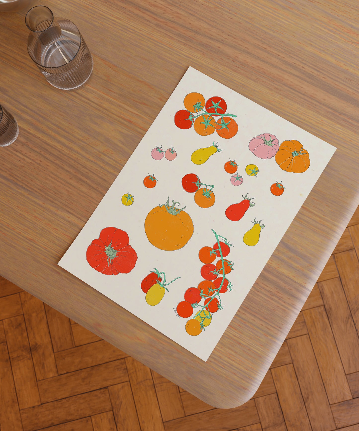 Just Tomatoes Art Print