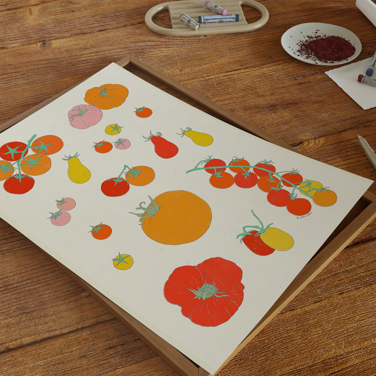 Just Tomatoes Art Print