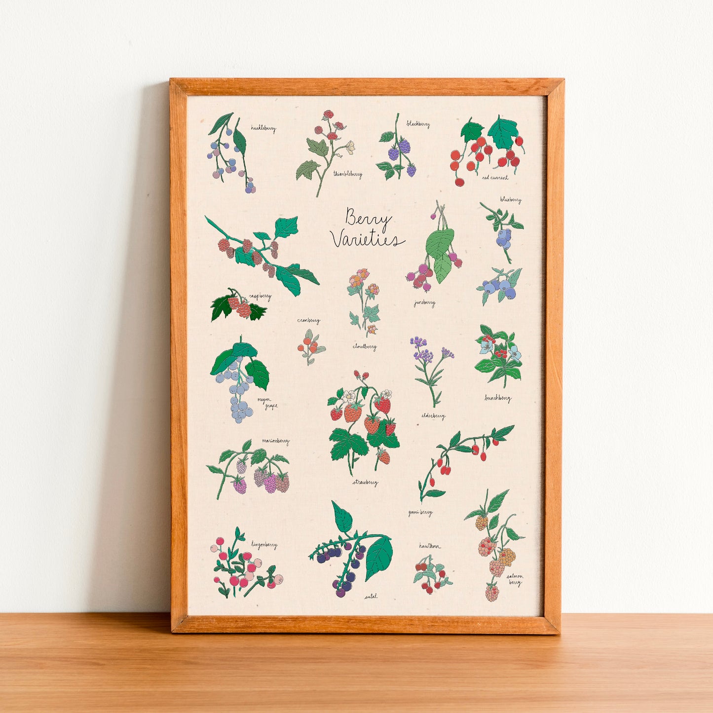 Berry Varieties Art Print