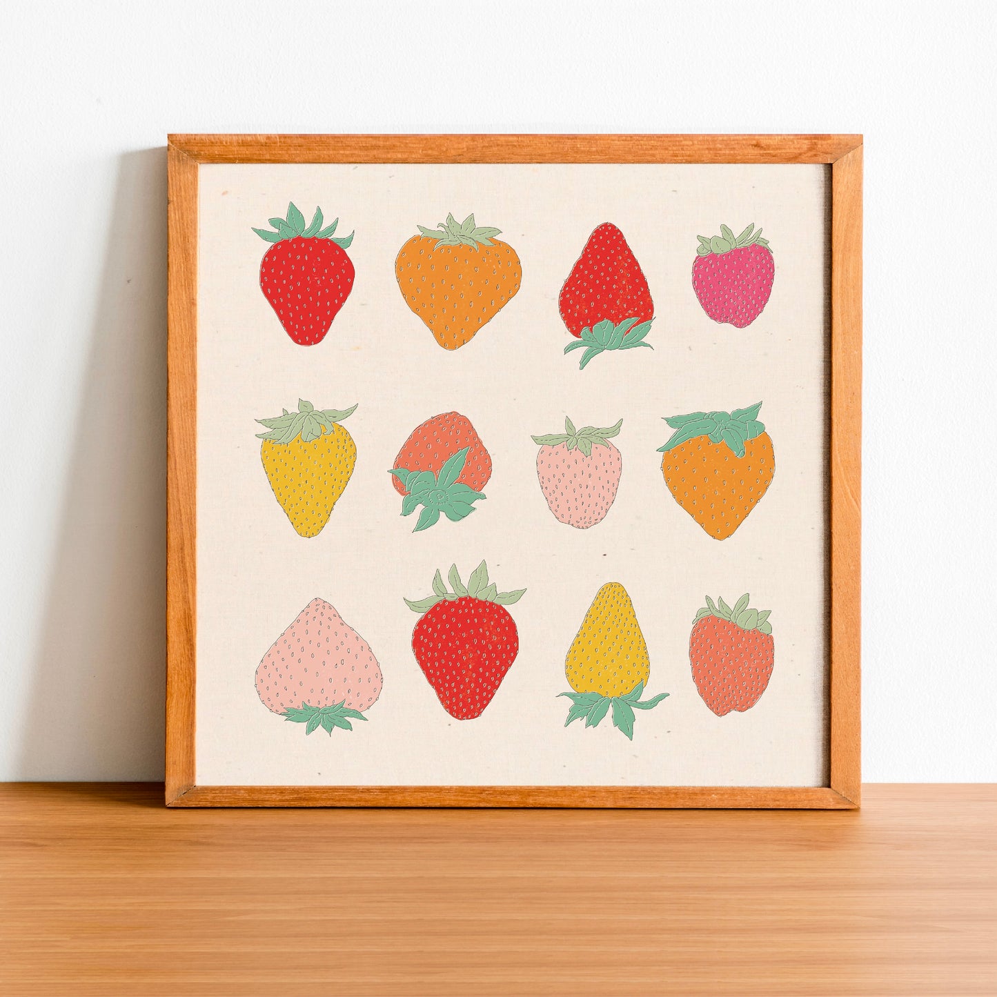 Just Strawberries Art Print