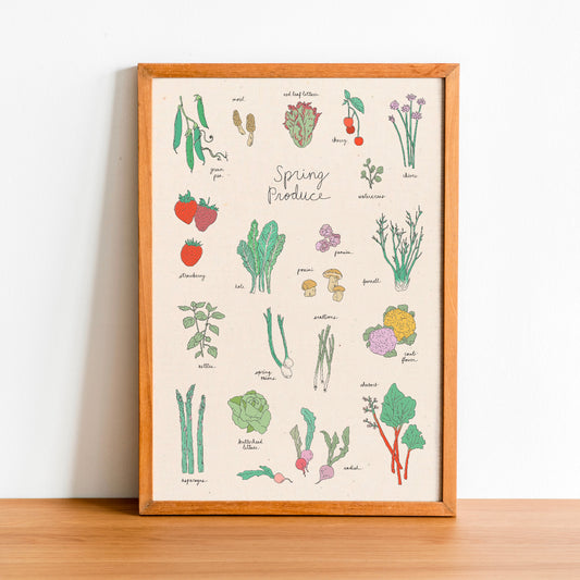 Spring Produce Art Print