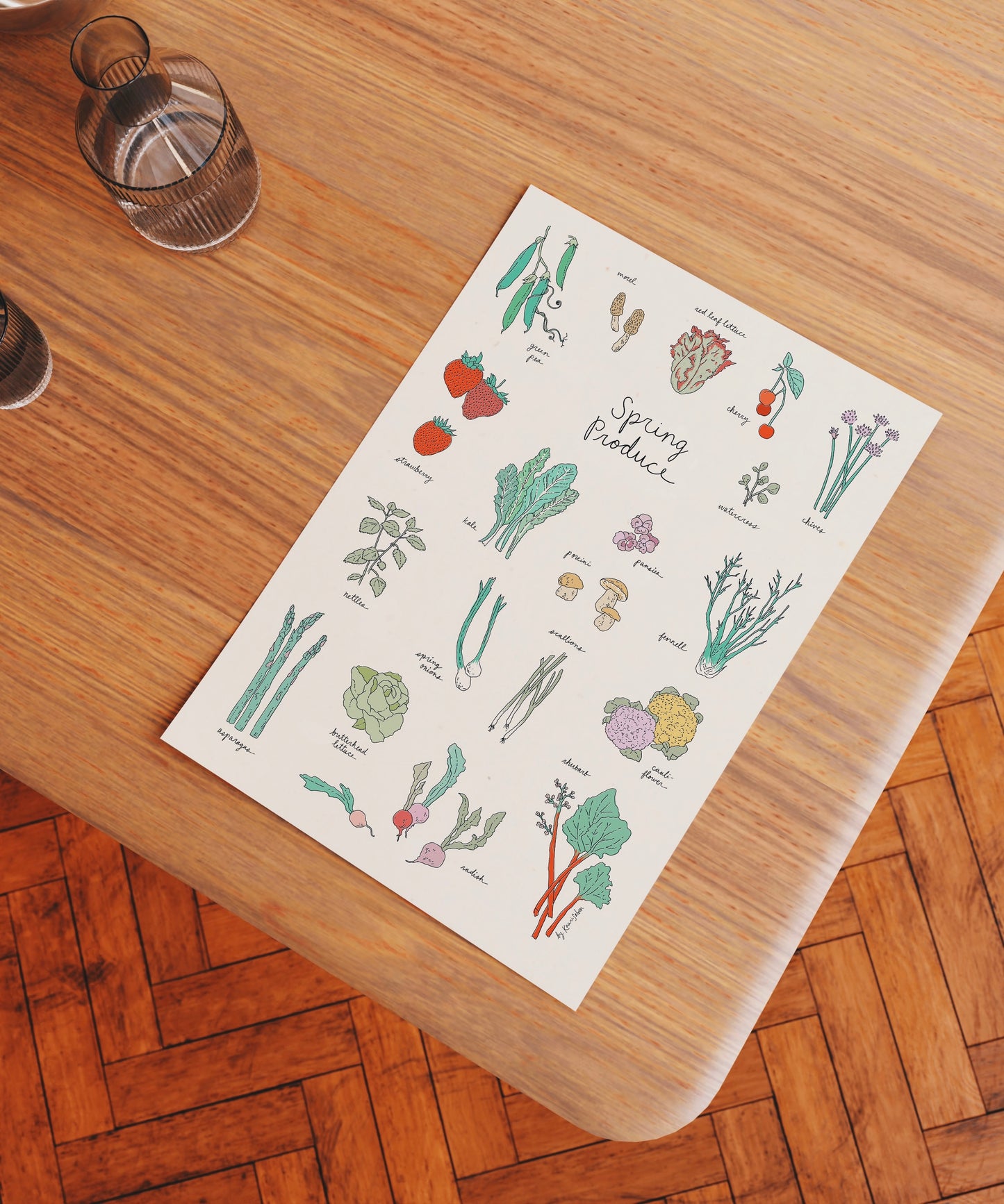 Spring Produce Art Print