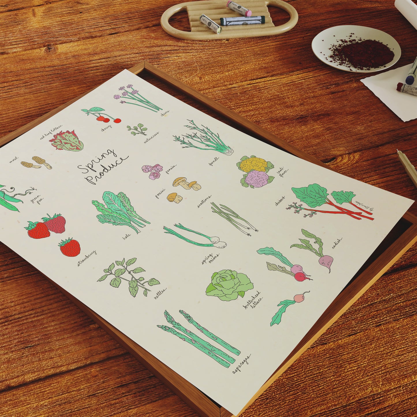 Spring Produce Art Print
