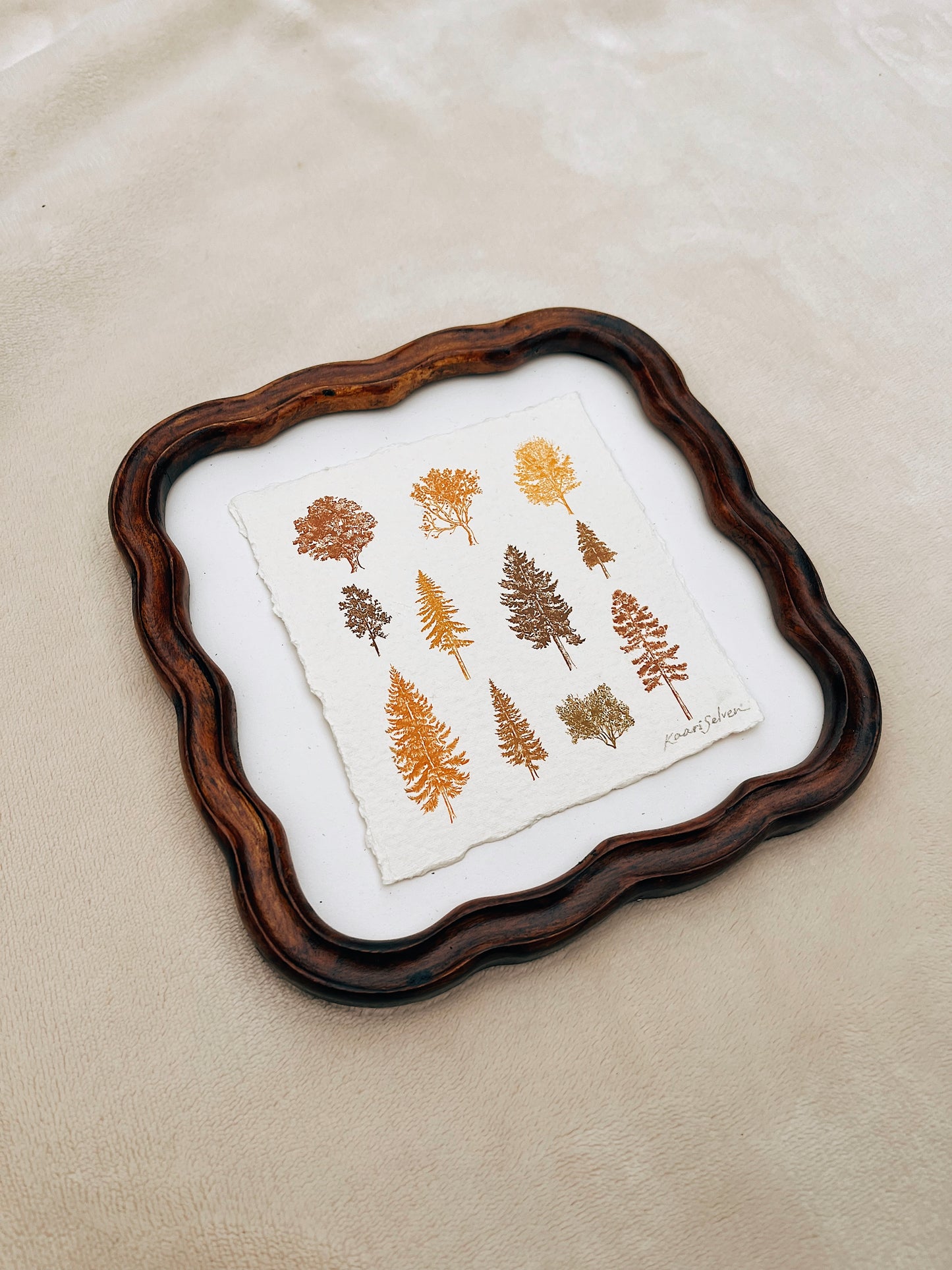 Autumn Tree Study Heirloom Art Print