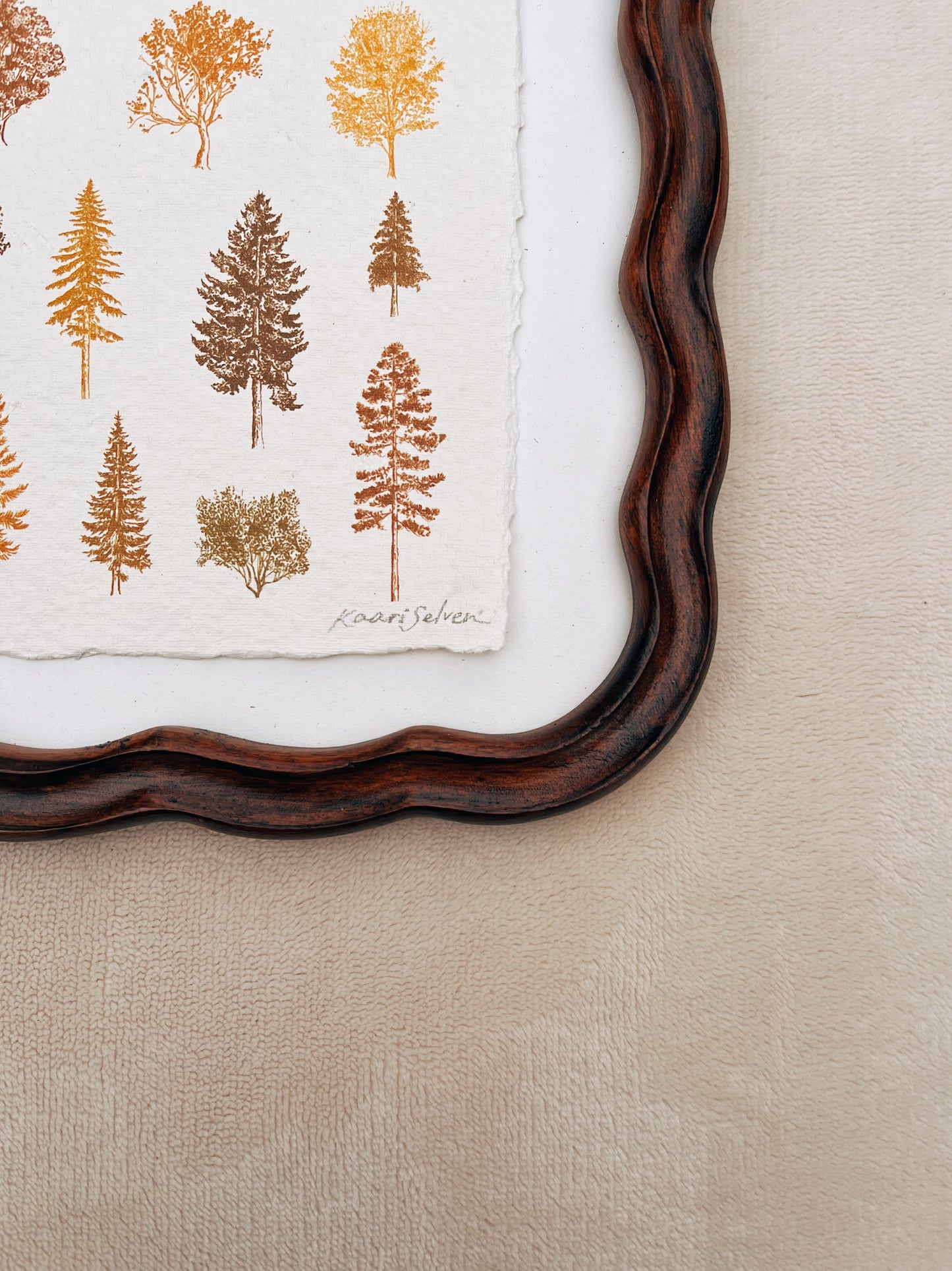 Autumn Tree Study Heirloom Art Print