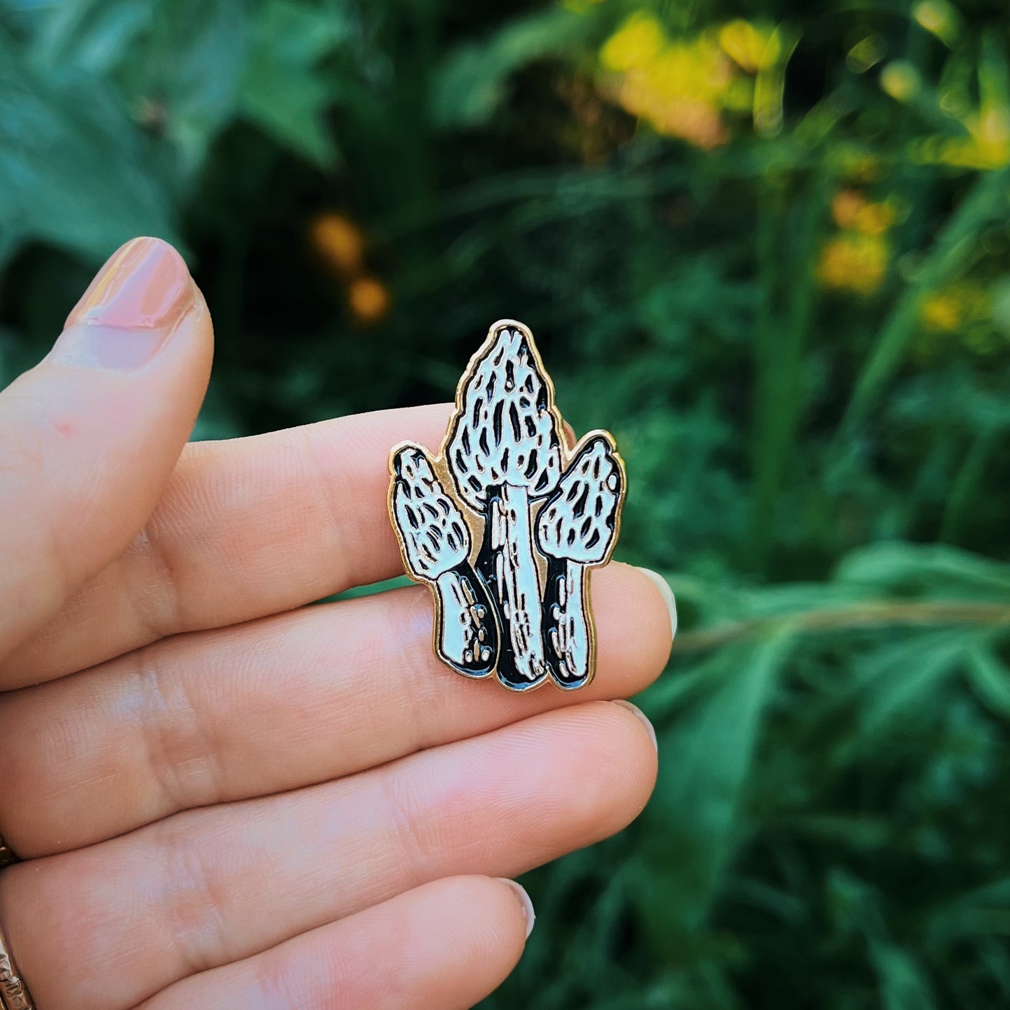 Morel Mushroom Pin