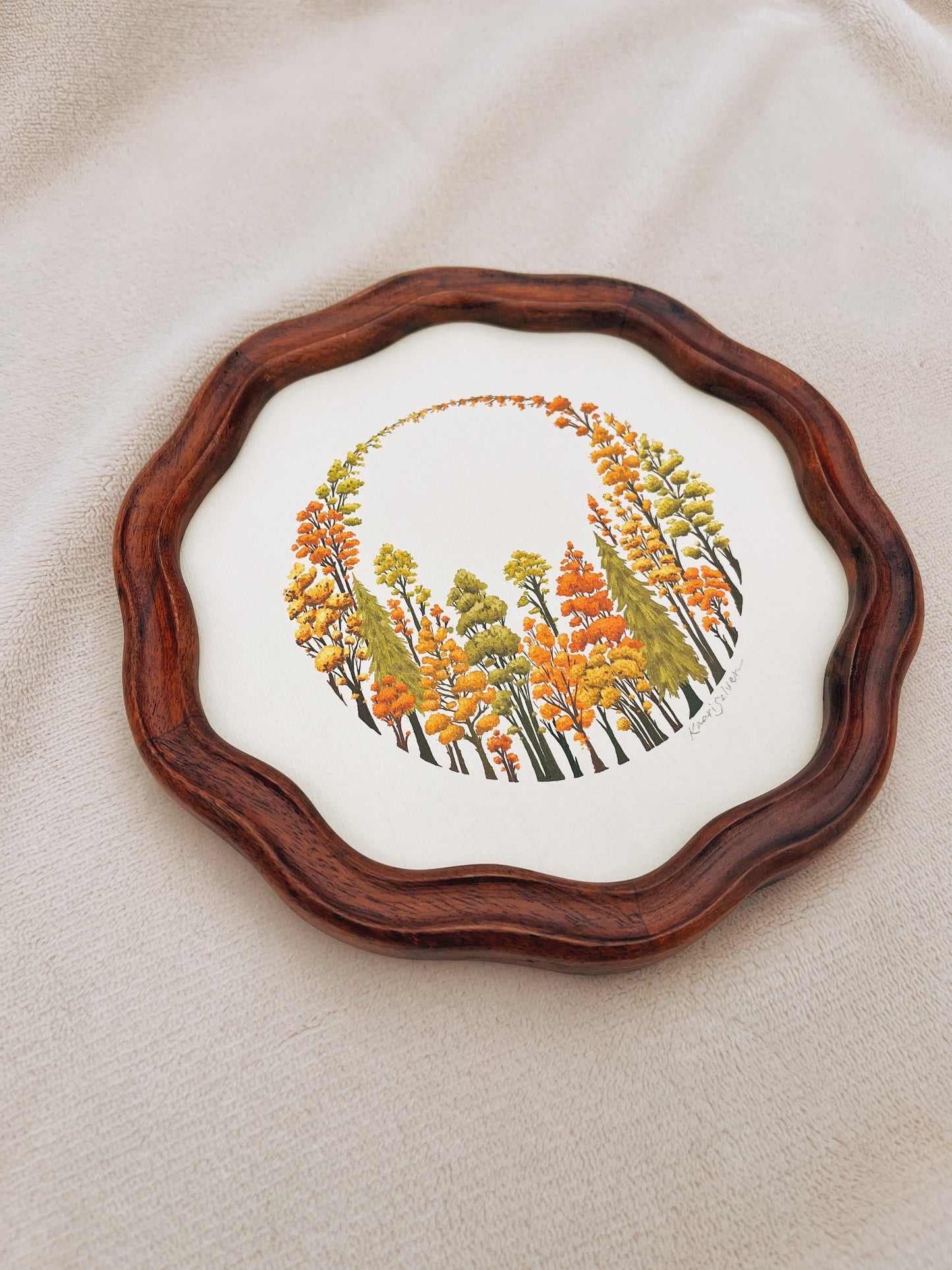 Autumn Forest Ring Heirloom Art Print