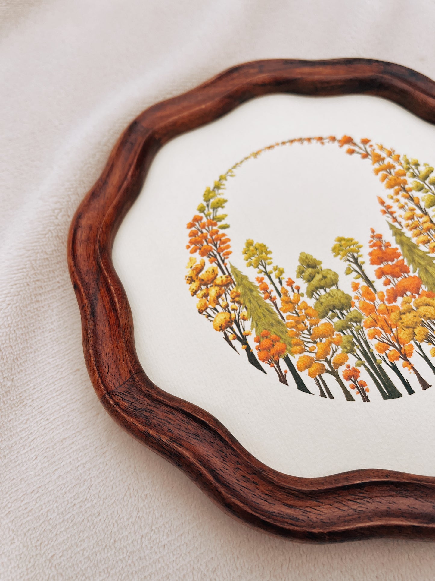 Autumn Forest Ring Heirloom Art Print
