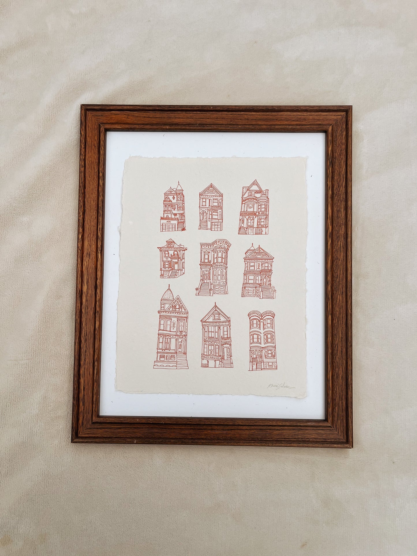 Victorian Houses of San Francisco Heirloom Art Print