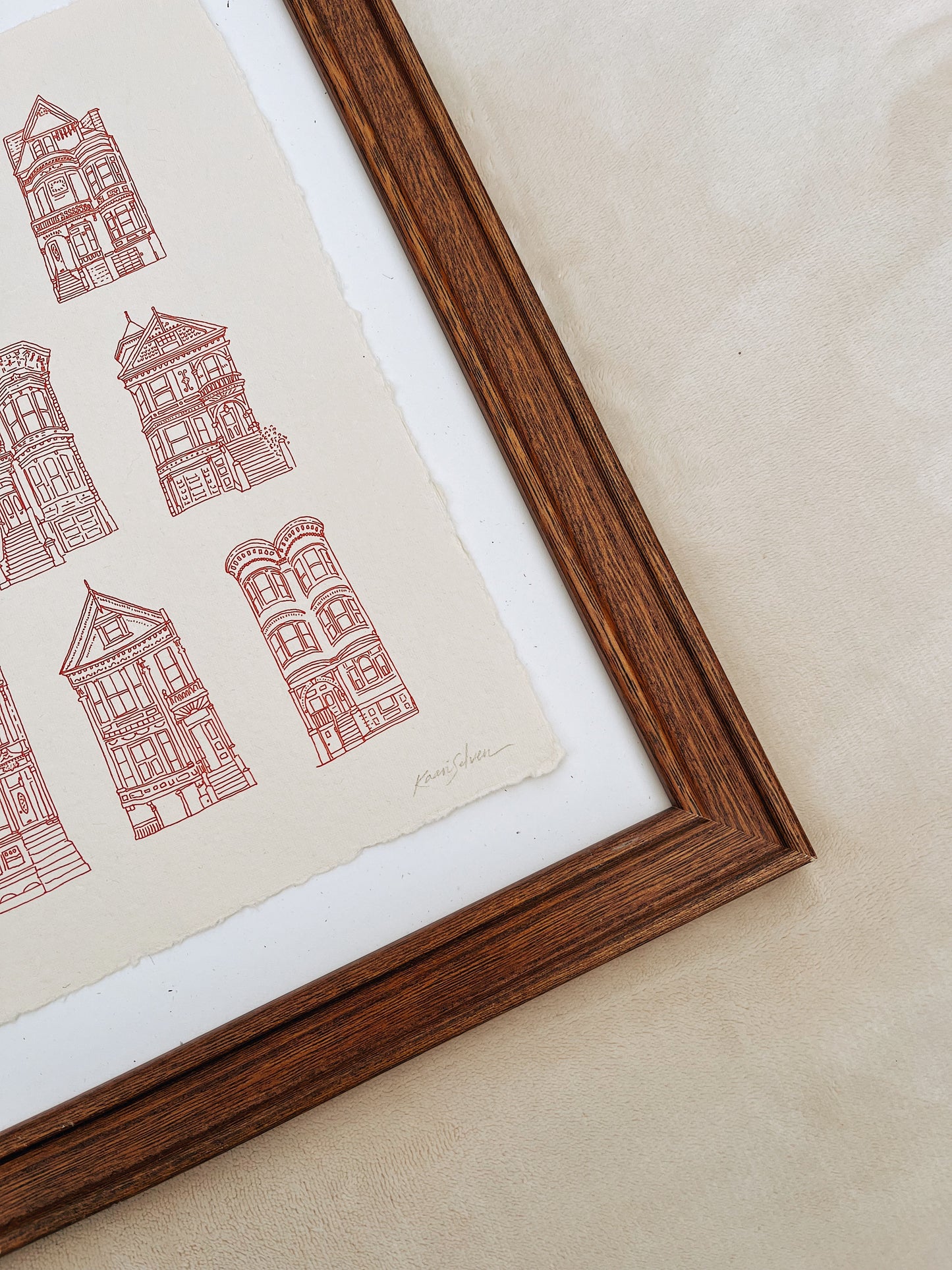 Victorian Houses of San Francisco Heirloom Art Print