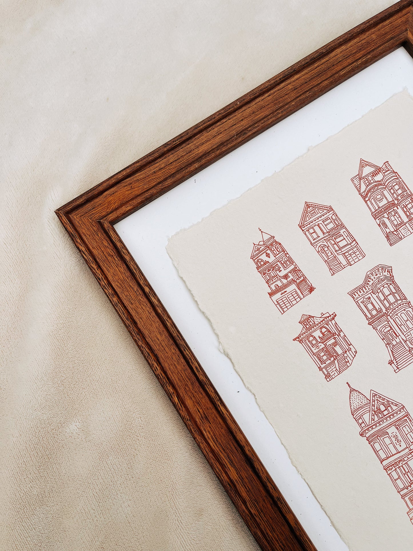 Victorian Houses of San Francisco Heirloom Art Print