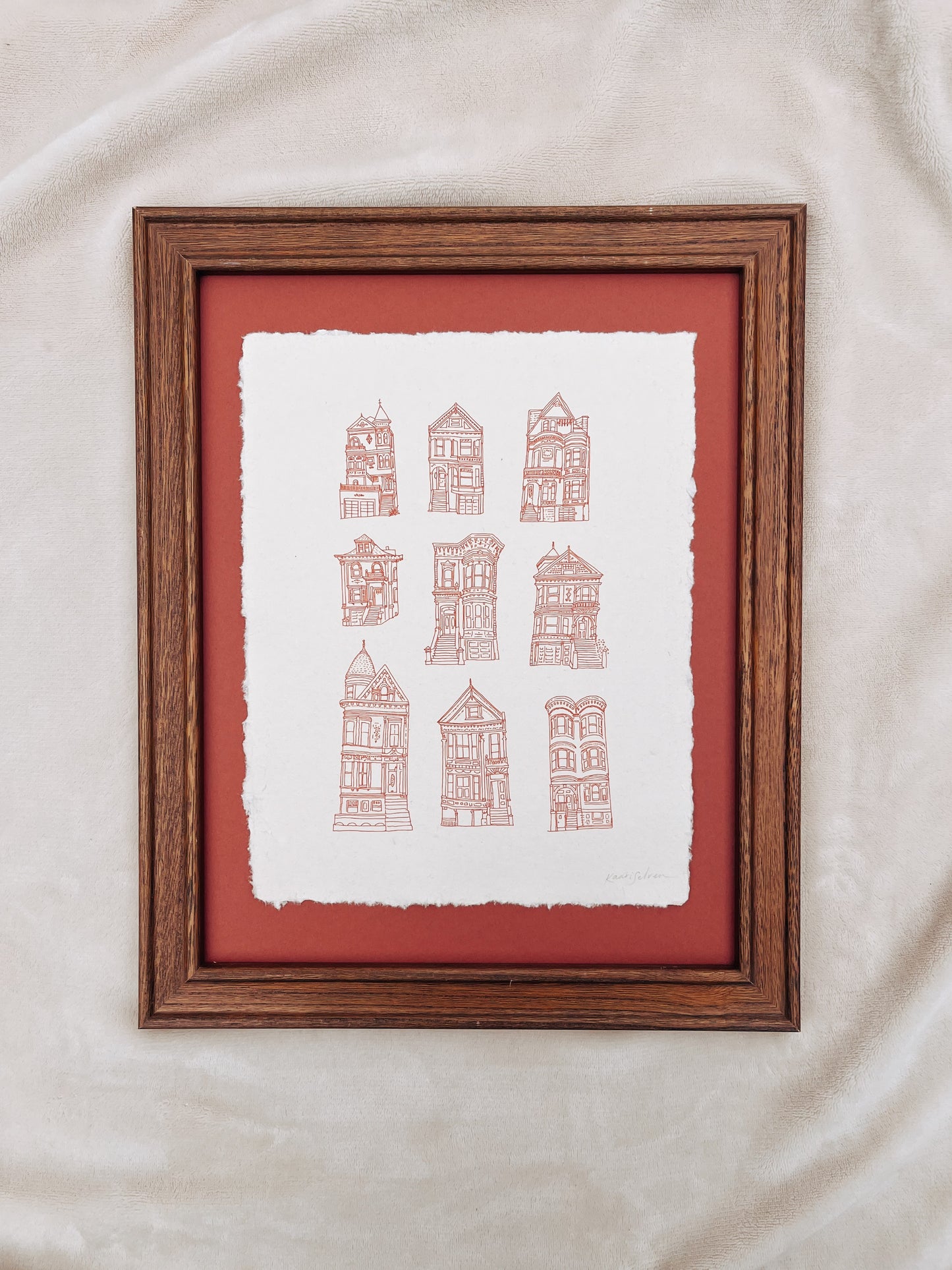 Victorian Houses of San Francisco Heirloom Art Print