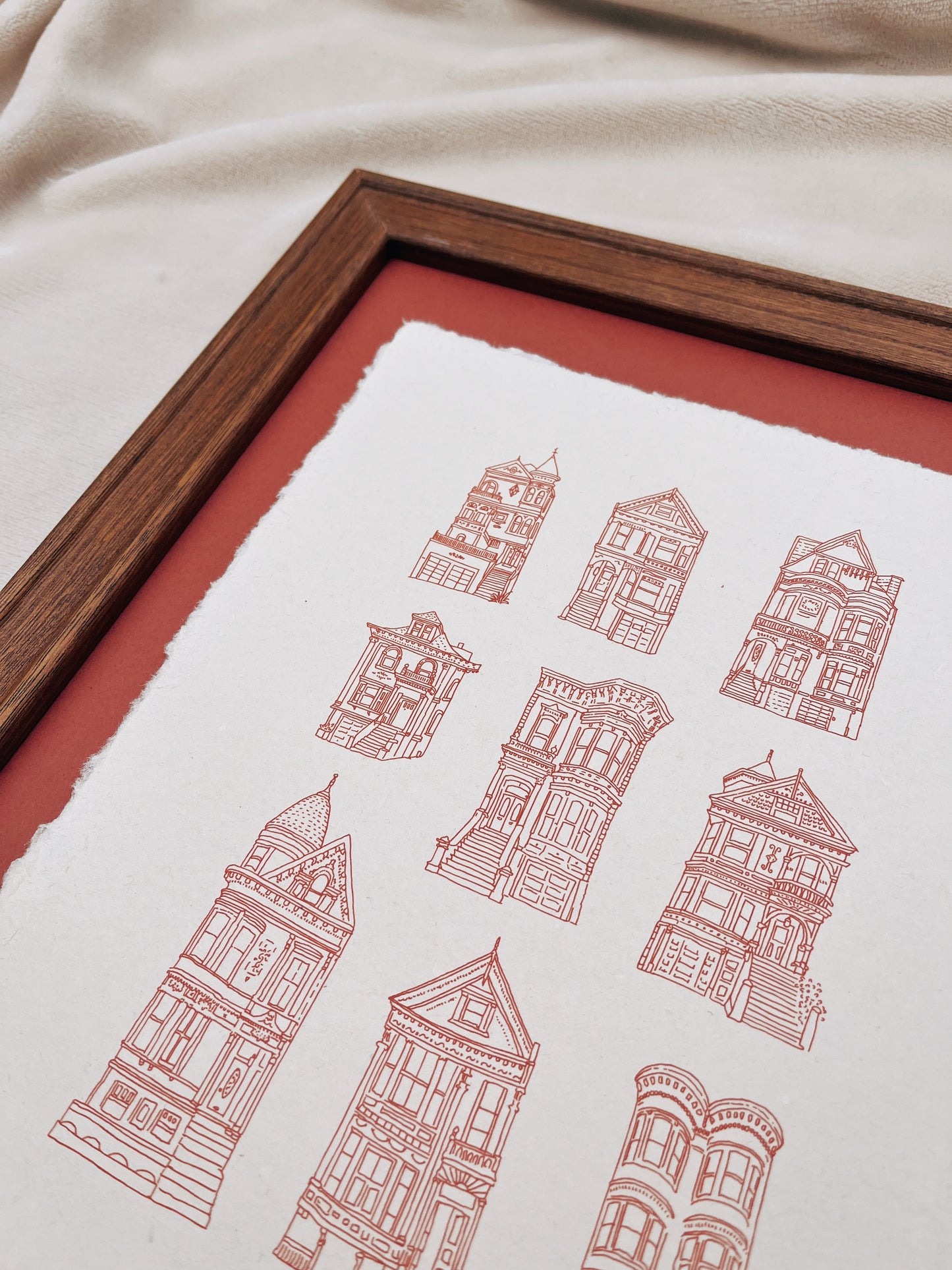 Victorian Houses of San Francisco Heirloom Art Print