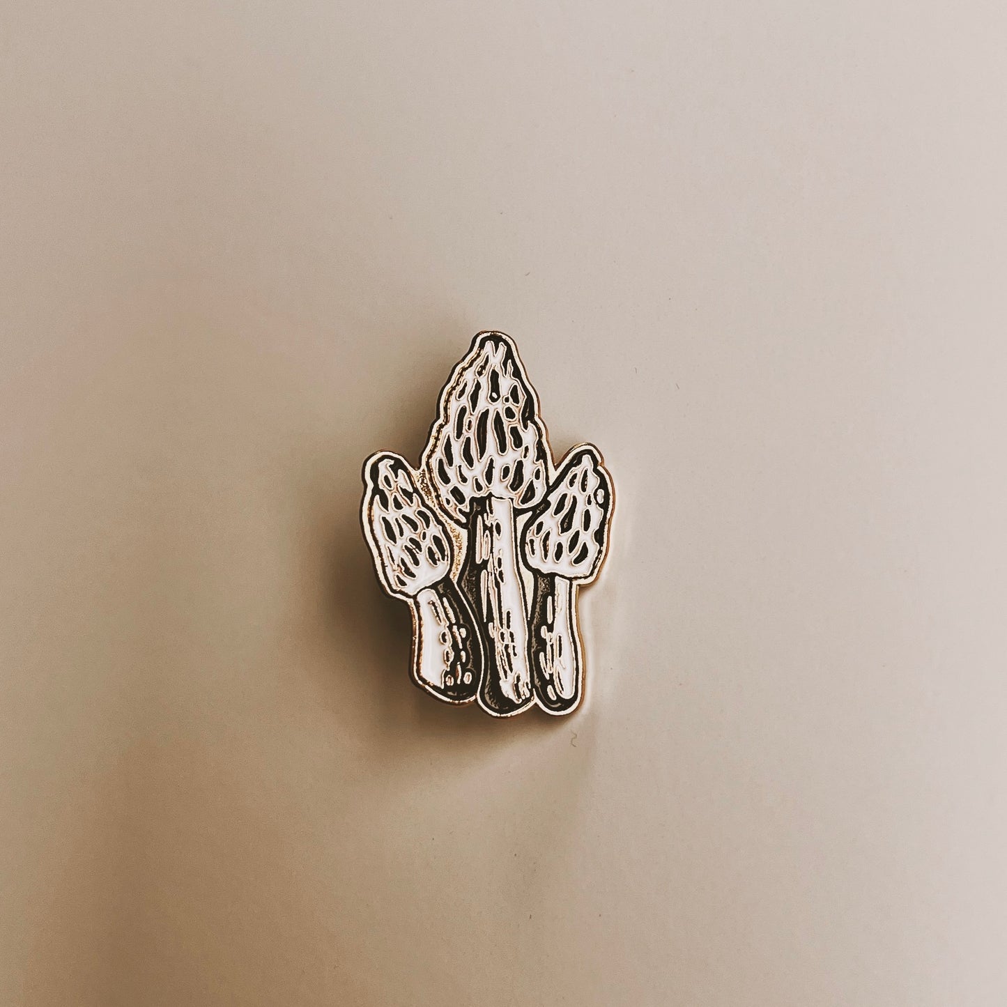 Morel Mushroom Pin