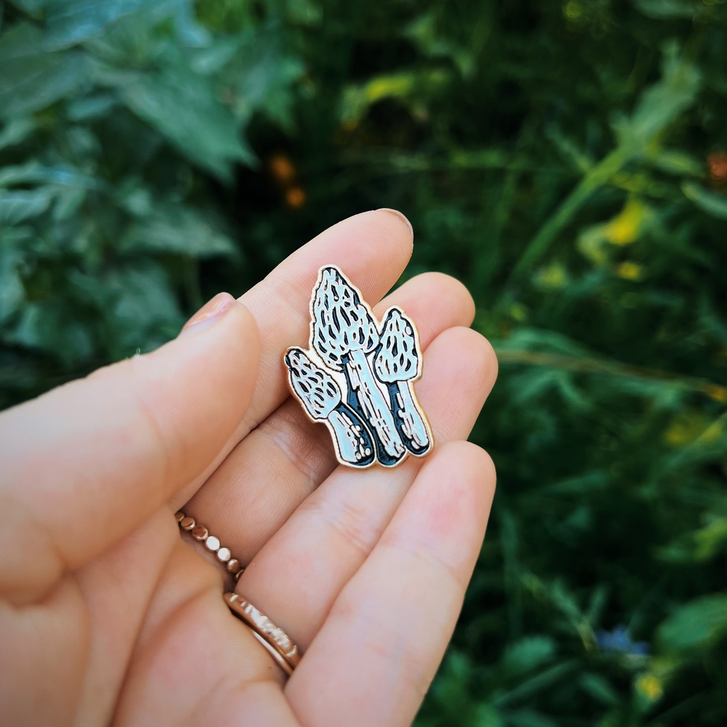 Morel Mushroom Pin