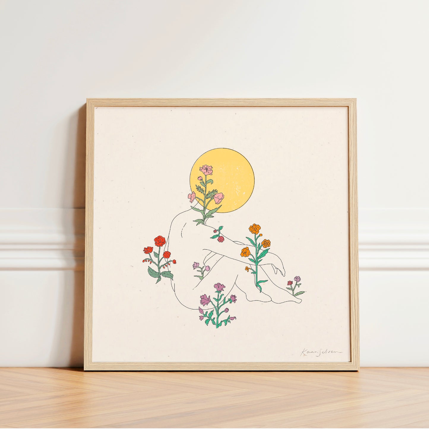 Blossoming Under the Sun Art Print