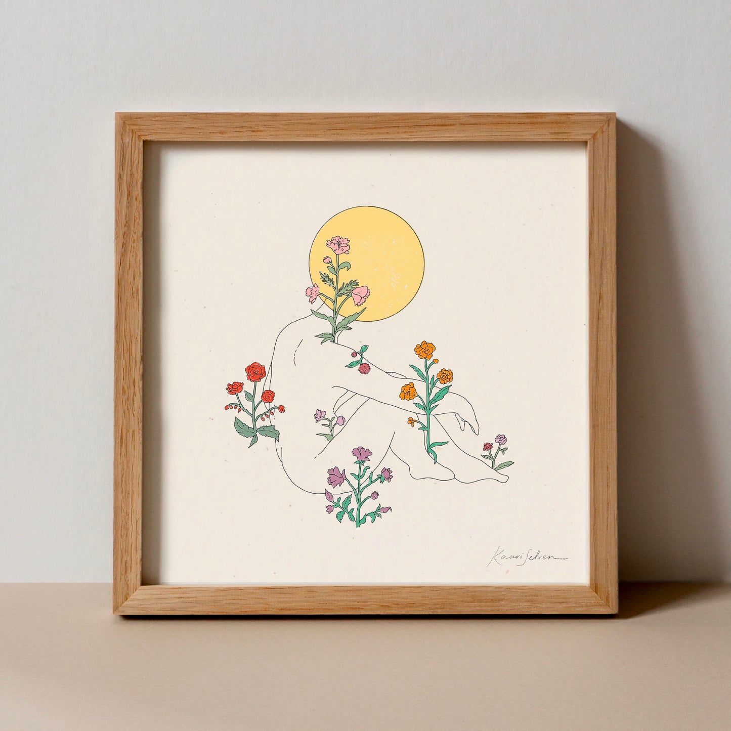 Blossoming Under the Sun Art Print