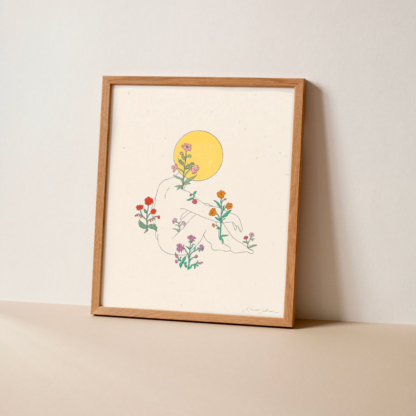 Blossoming Under the Sun Art Print