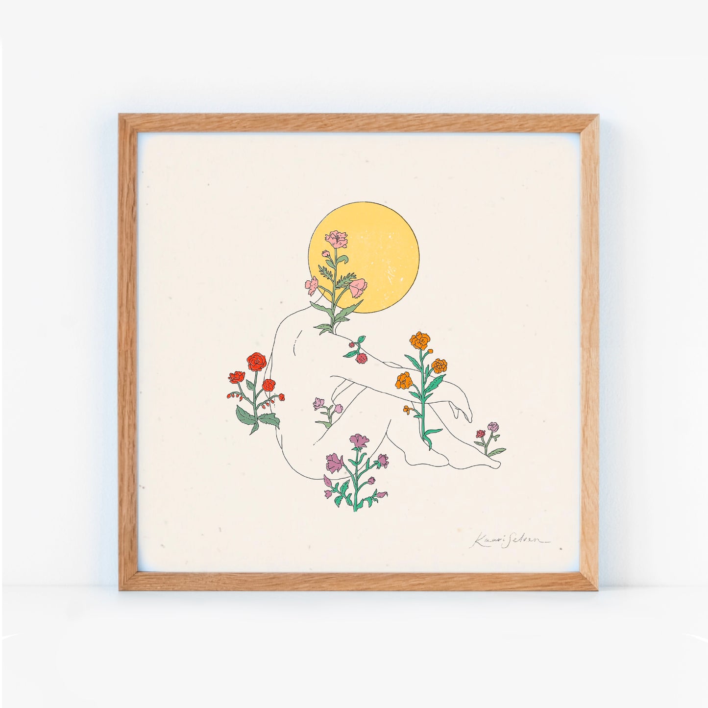 Blossoming Under the Sun Art Print