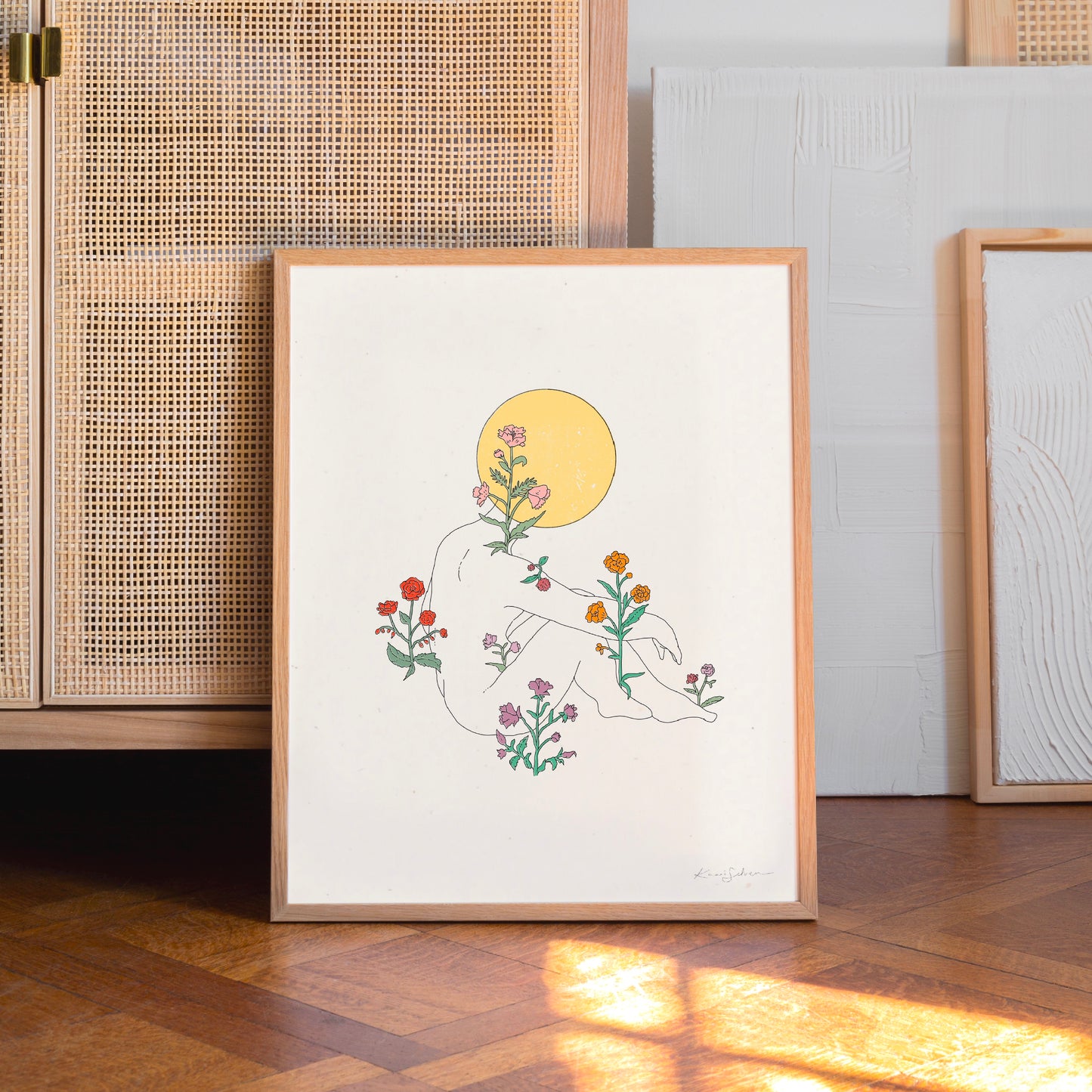 Blossoming Under the Sun Art Print