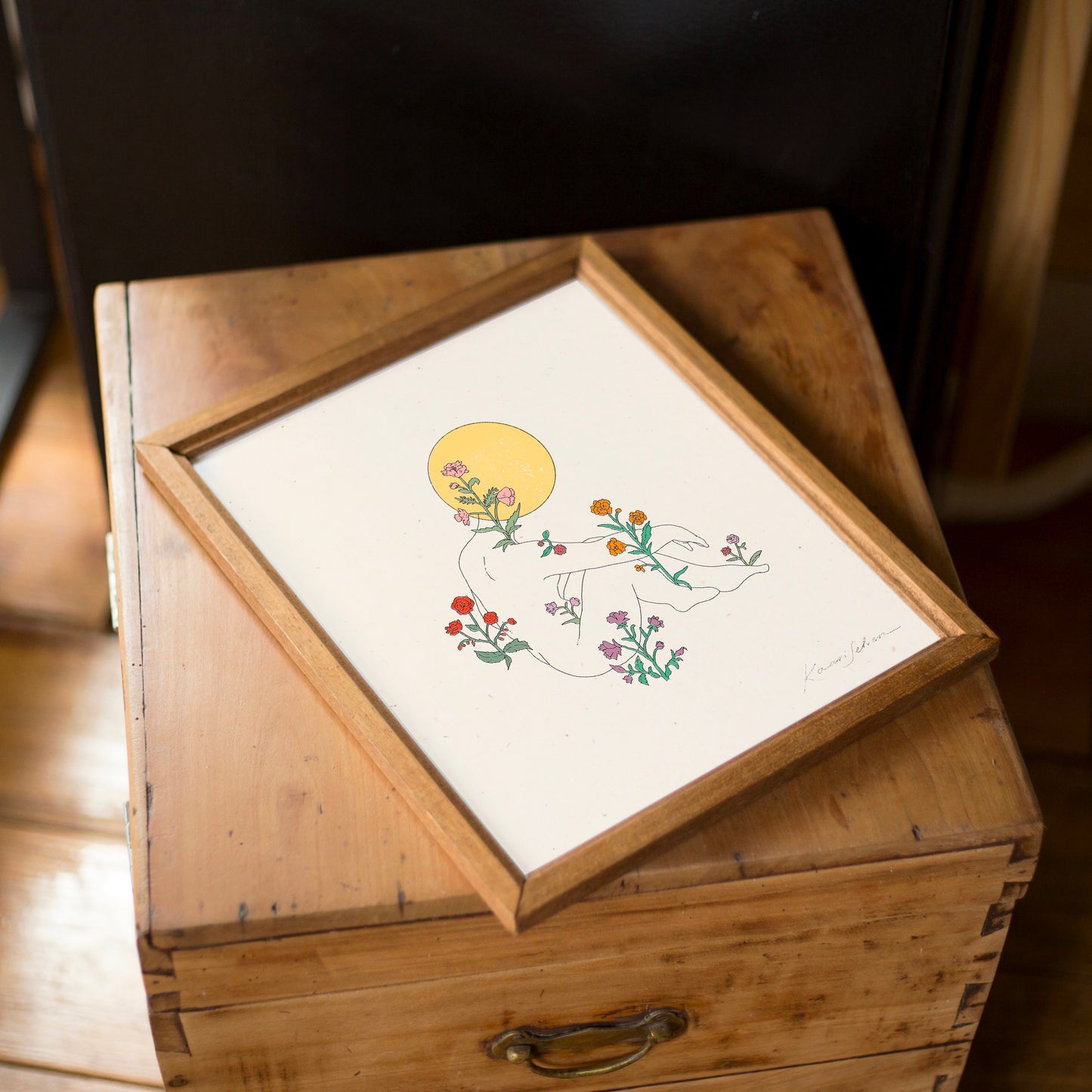 Blossoming Under the Sun Art Print