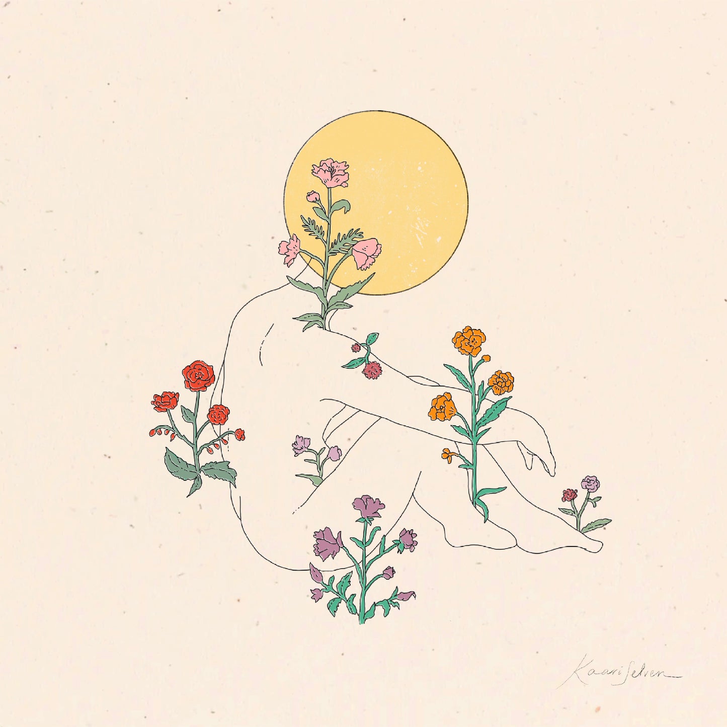 Blossoming Under the Sun Art Print