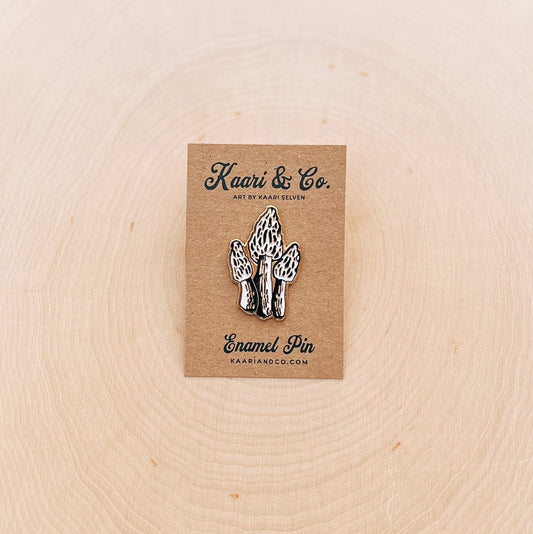 Morel Mushroom Pin