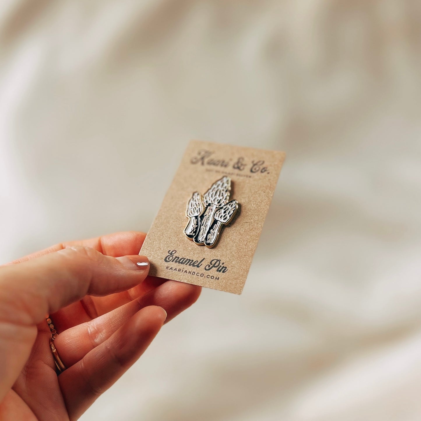 Morel Mushroom Pin