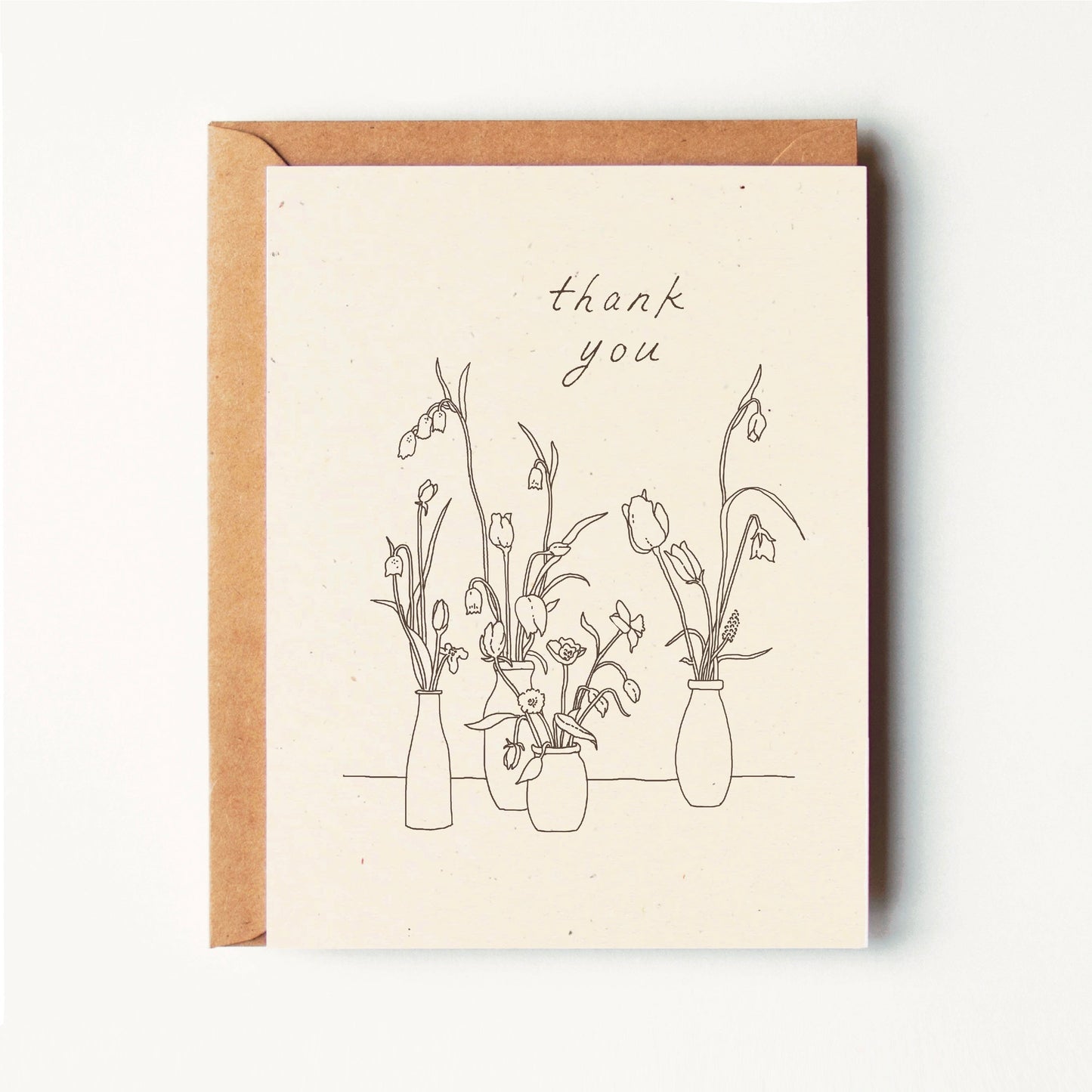 Thank You - Wildflowers - Greeting Card