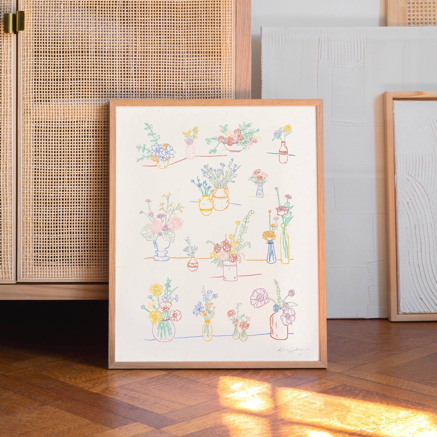 A Multitude of Vases Art Print