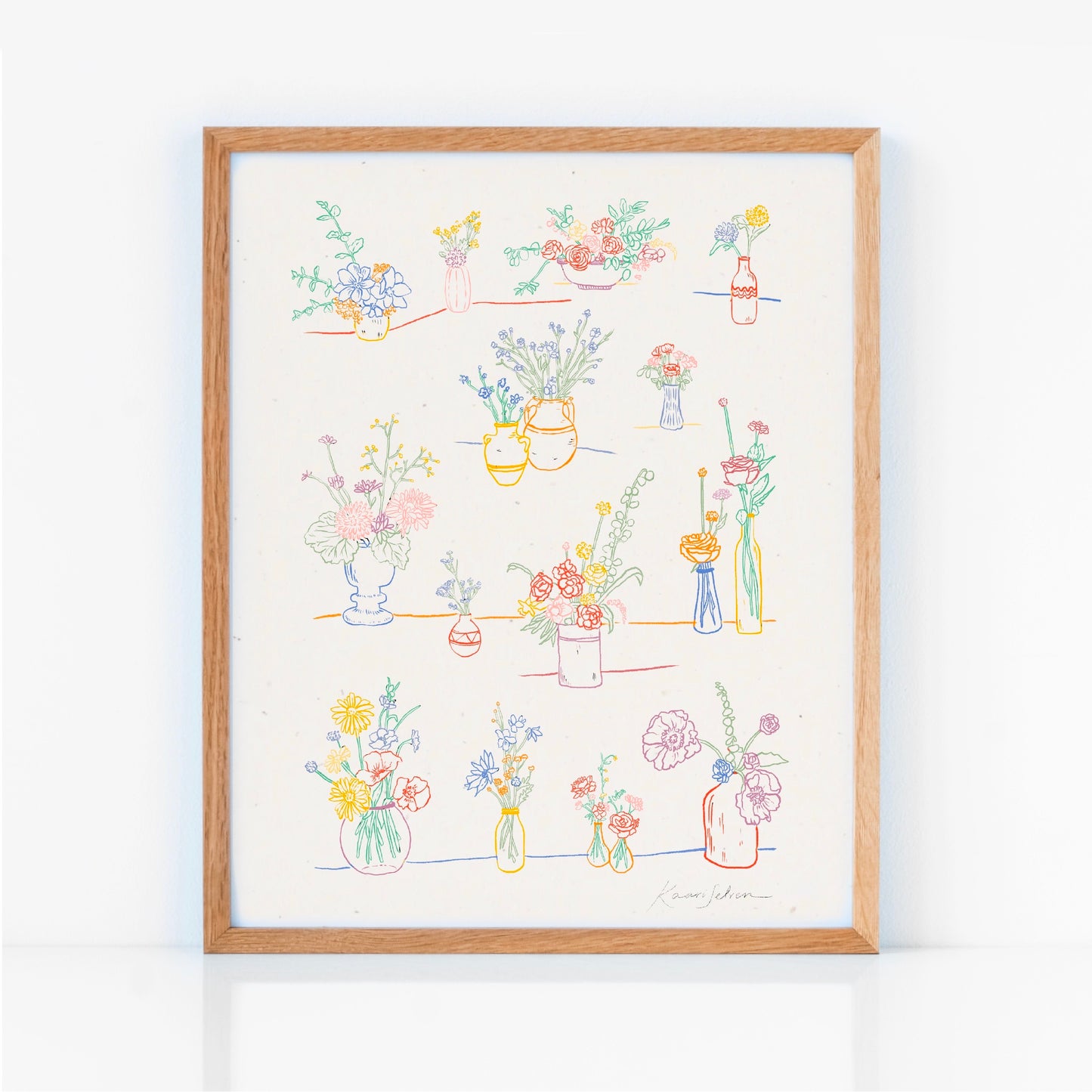 A Multitude of Vases Art Print