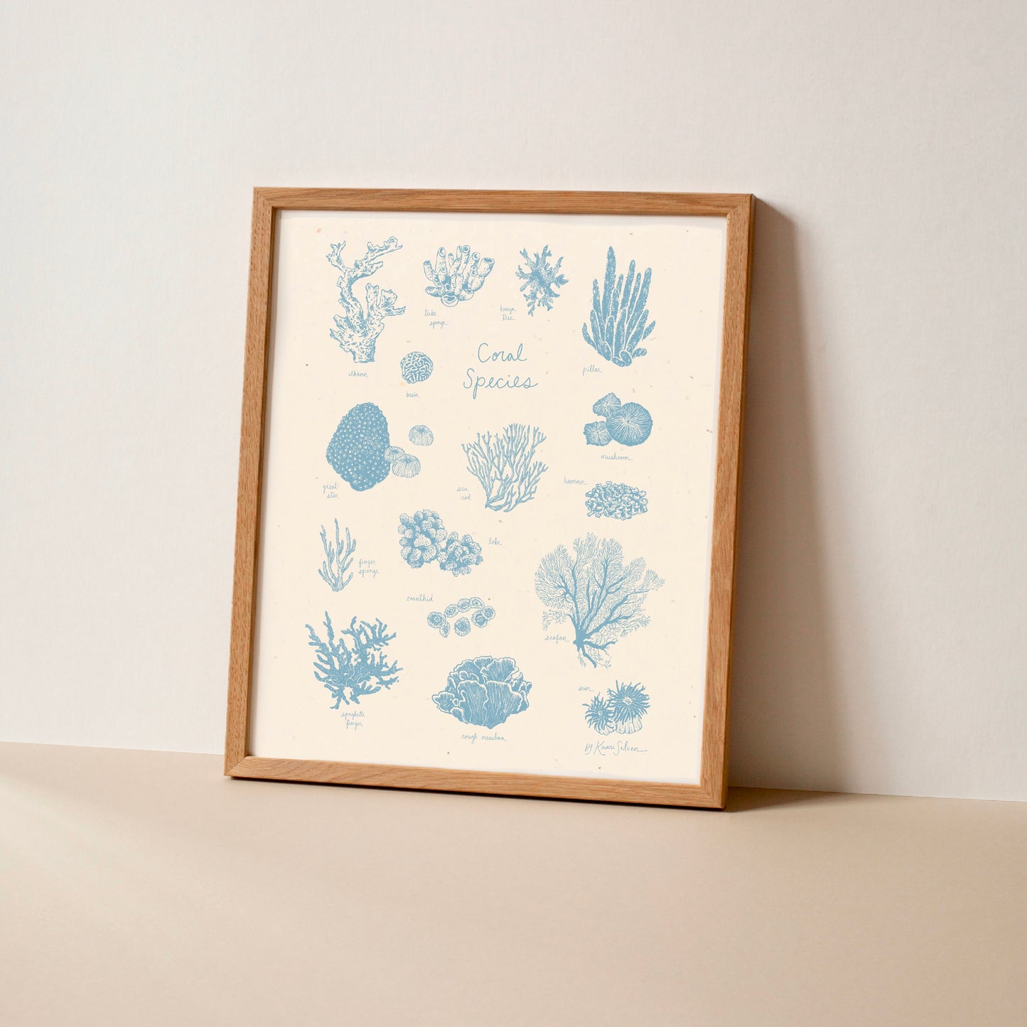 Coral Species Art Print