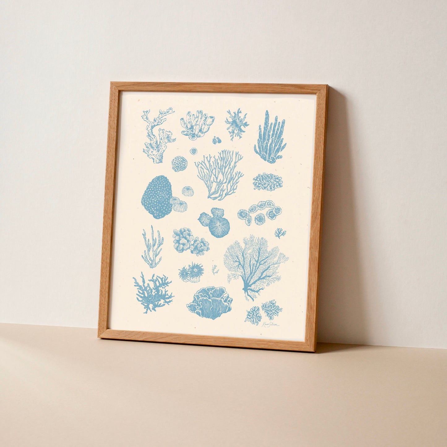 Coral Sketches I Art Print