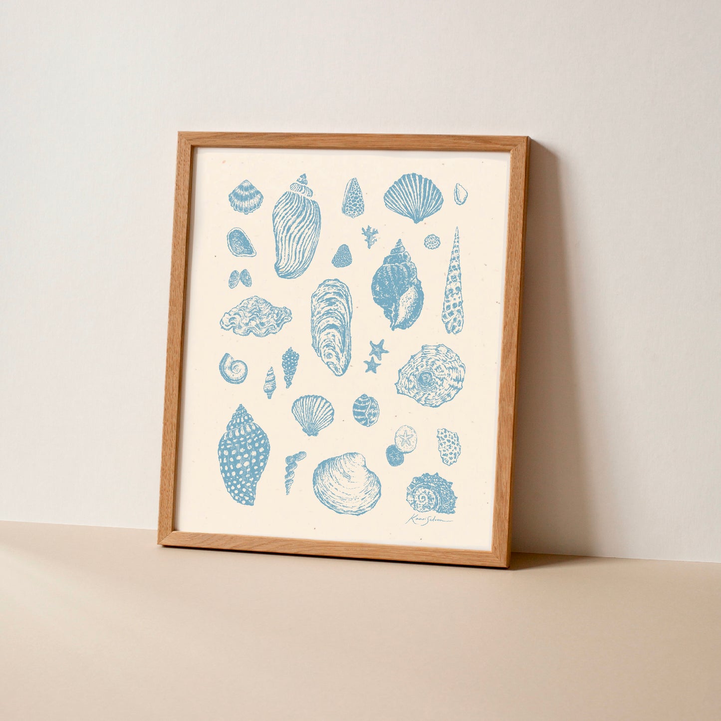 Seashell Sketches I Art Print