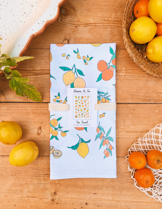 Citrus Tea Towel