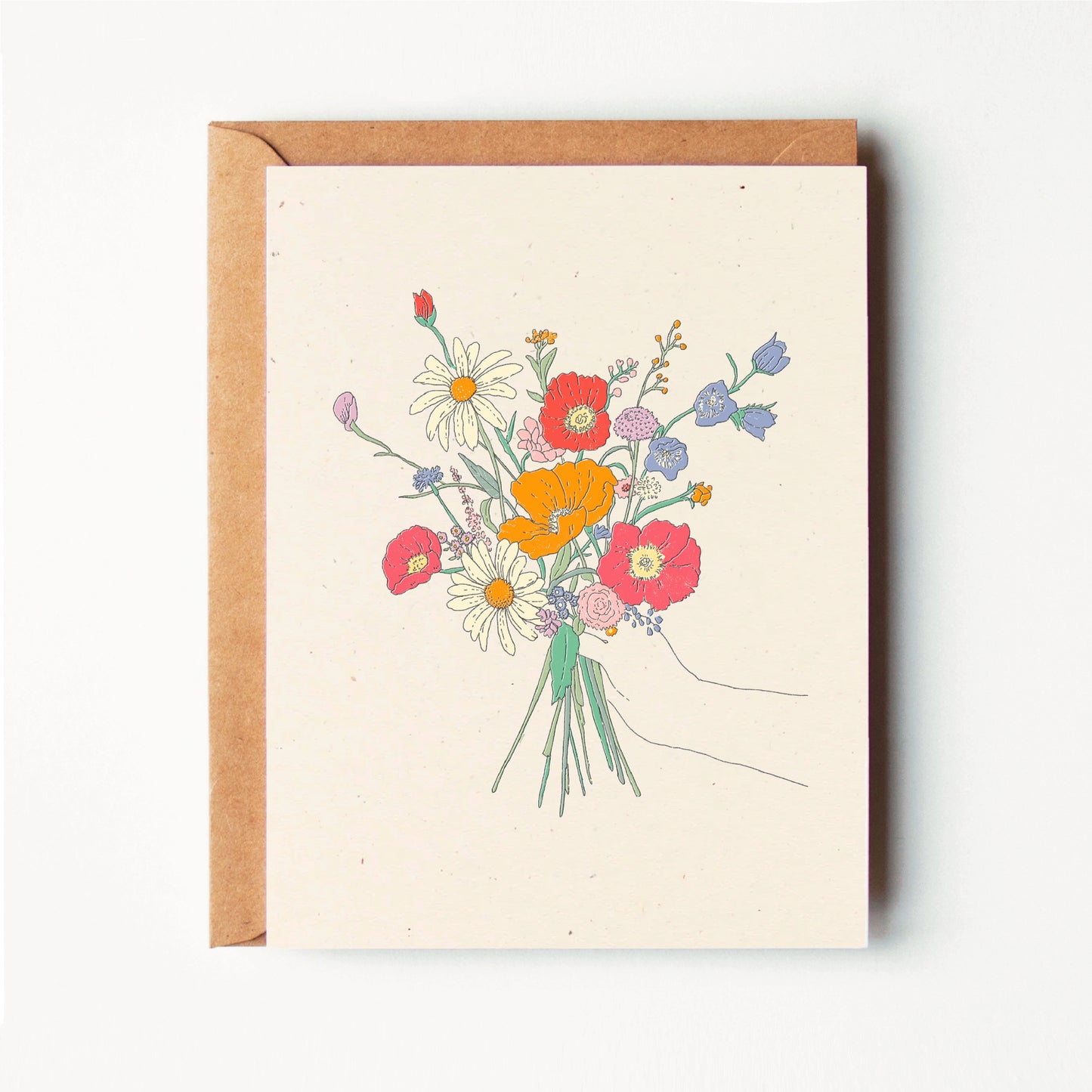 Floral Bouquet Greeting Card