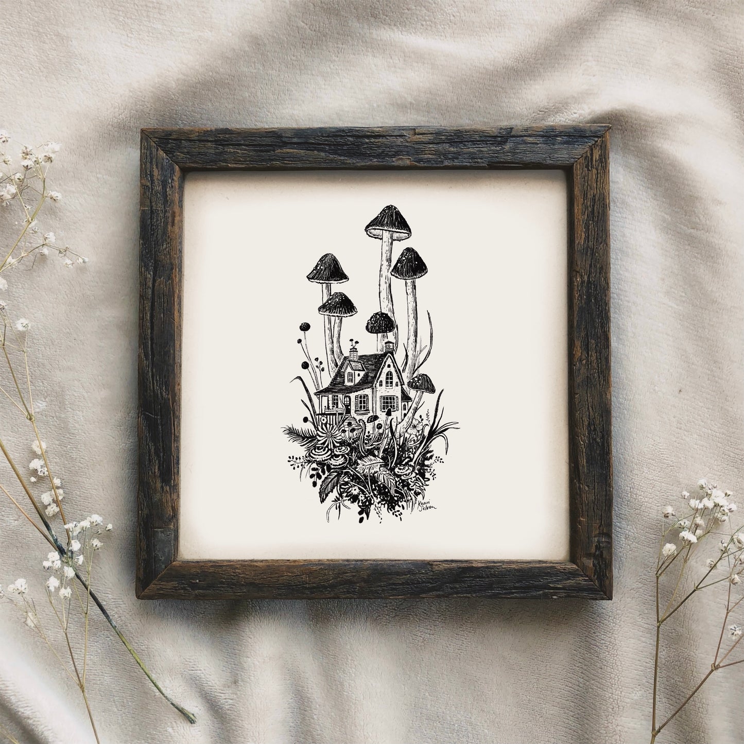 Mushroom House IV Art Print