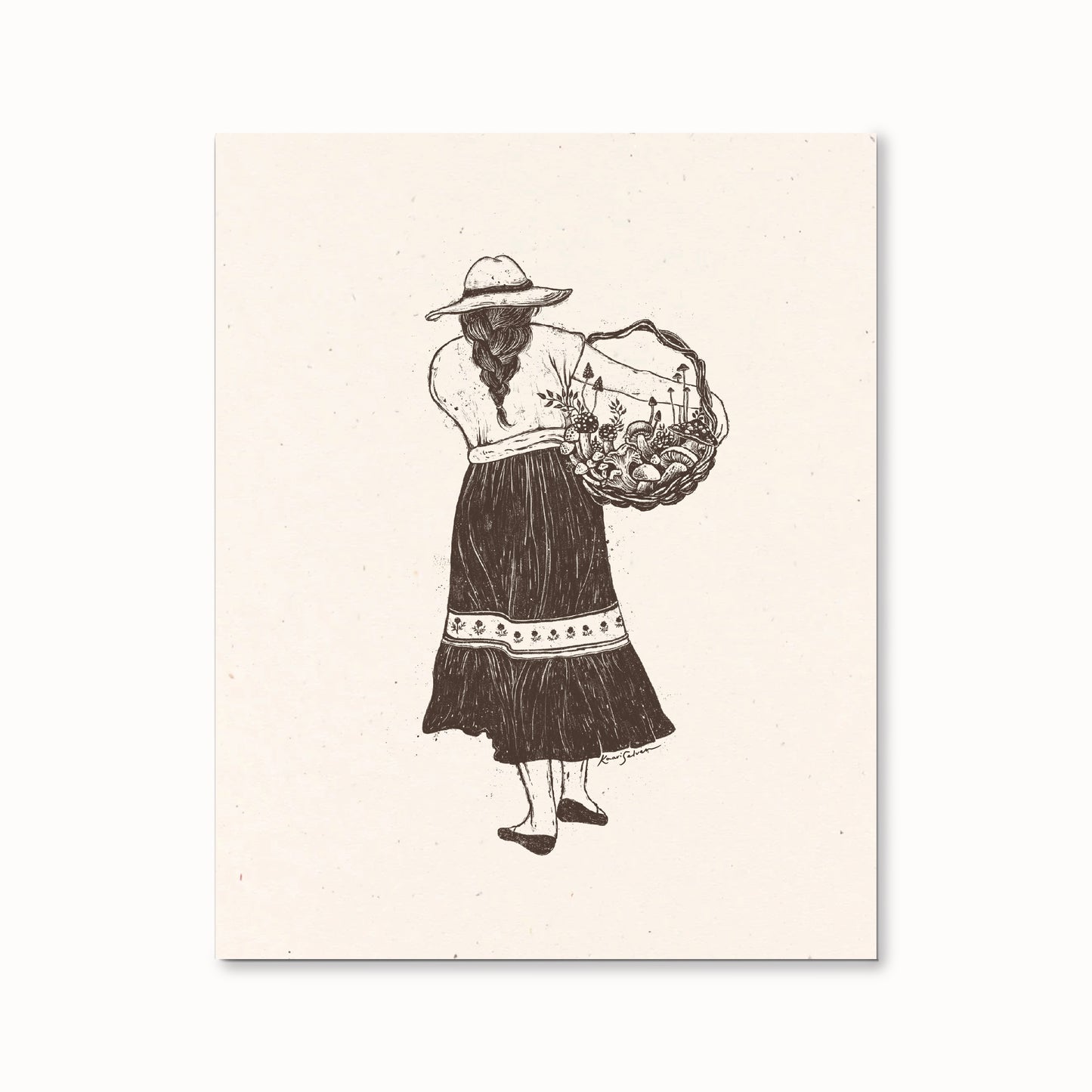 Foraged Mushrooms Art Print - Open Edition