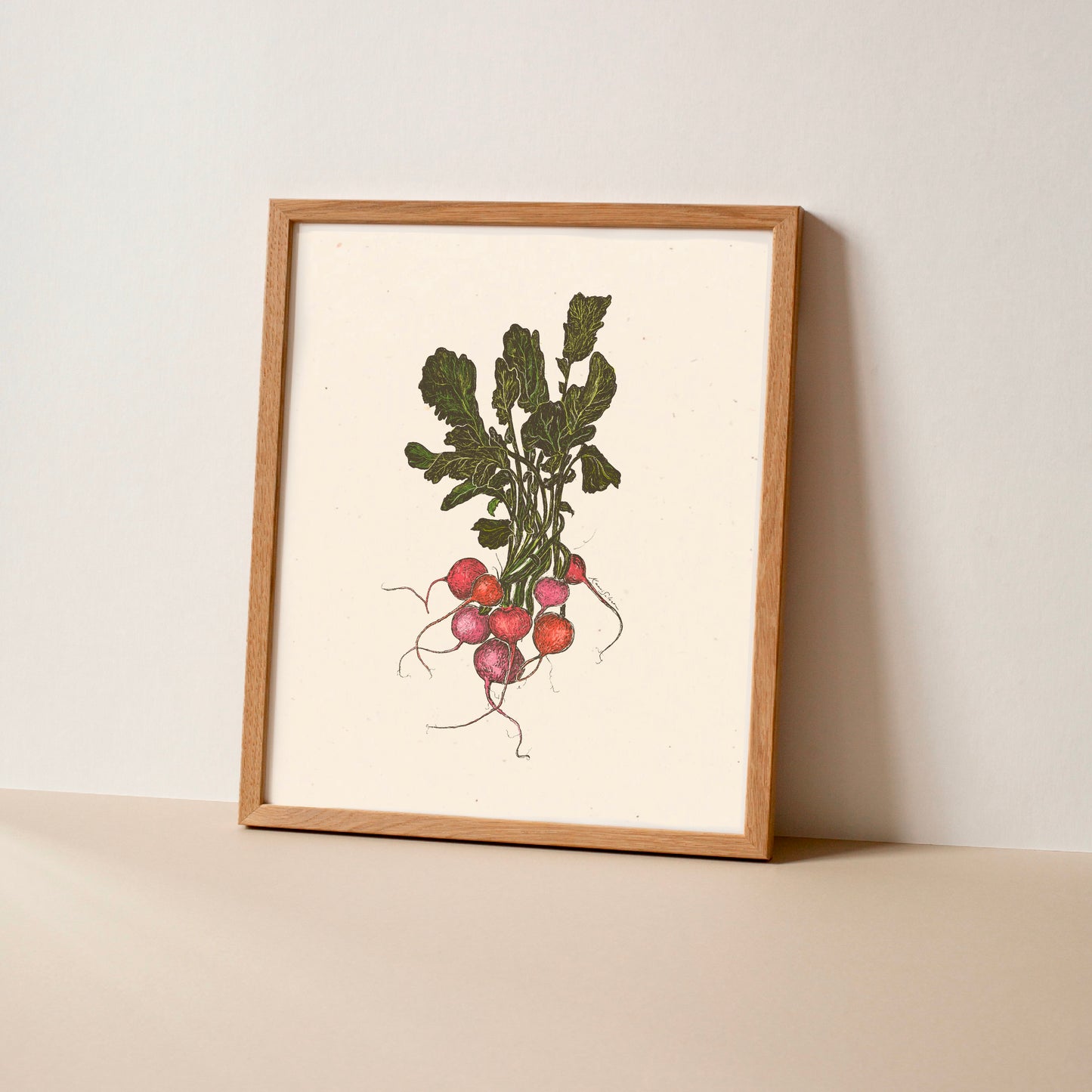 Bunch of Radishes Art Print - Open Edition