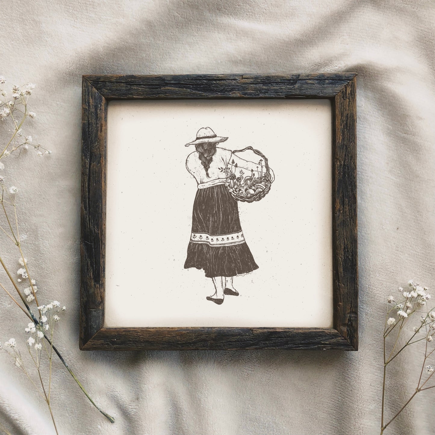 Foraged Mushrooms Art Print - Open Edition