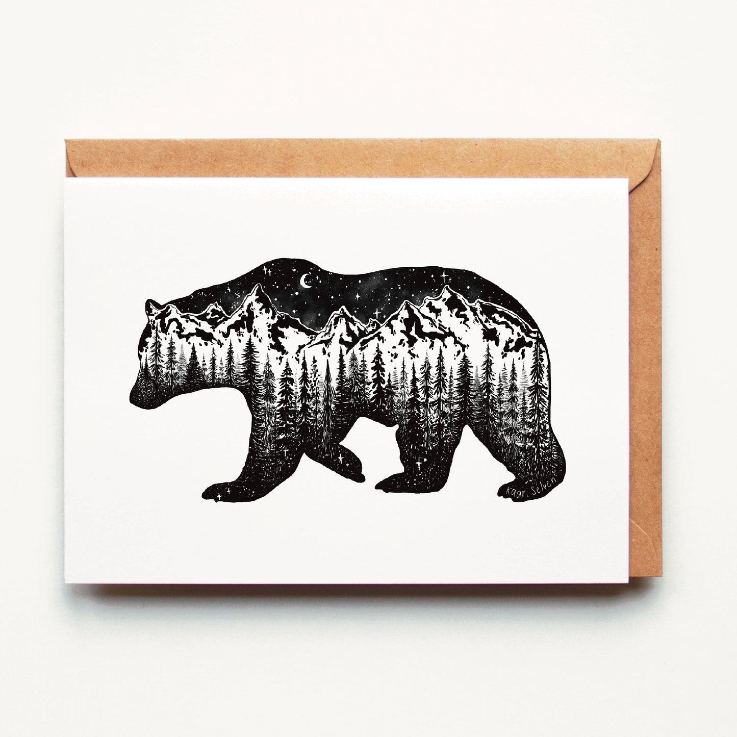 Mountain Bear Greeting Card