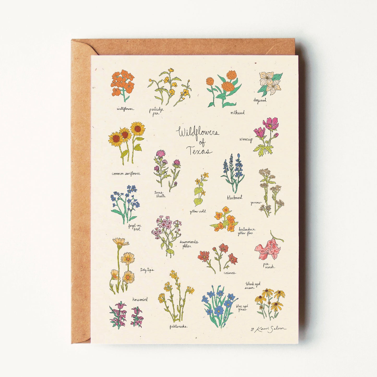 Wildflowers of Texas Greeting Card