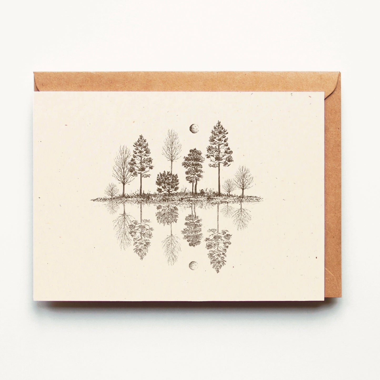 Tree Reflections Greeting Card