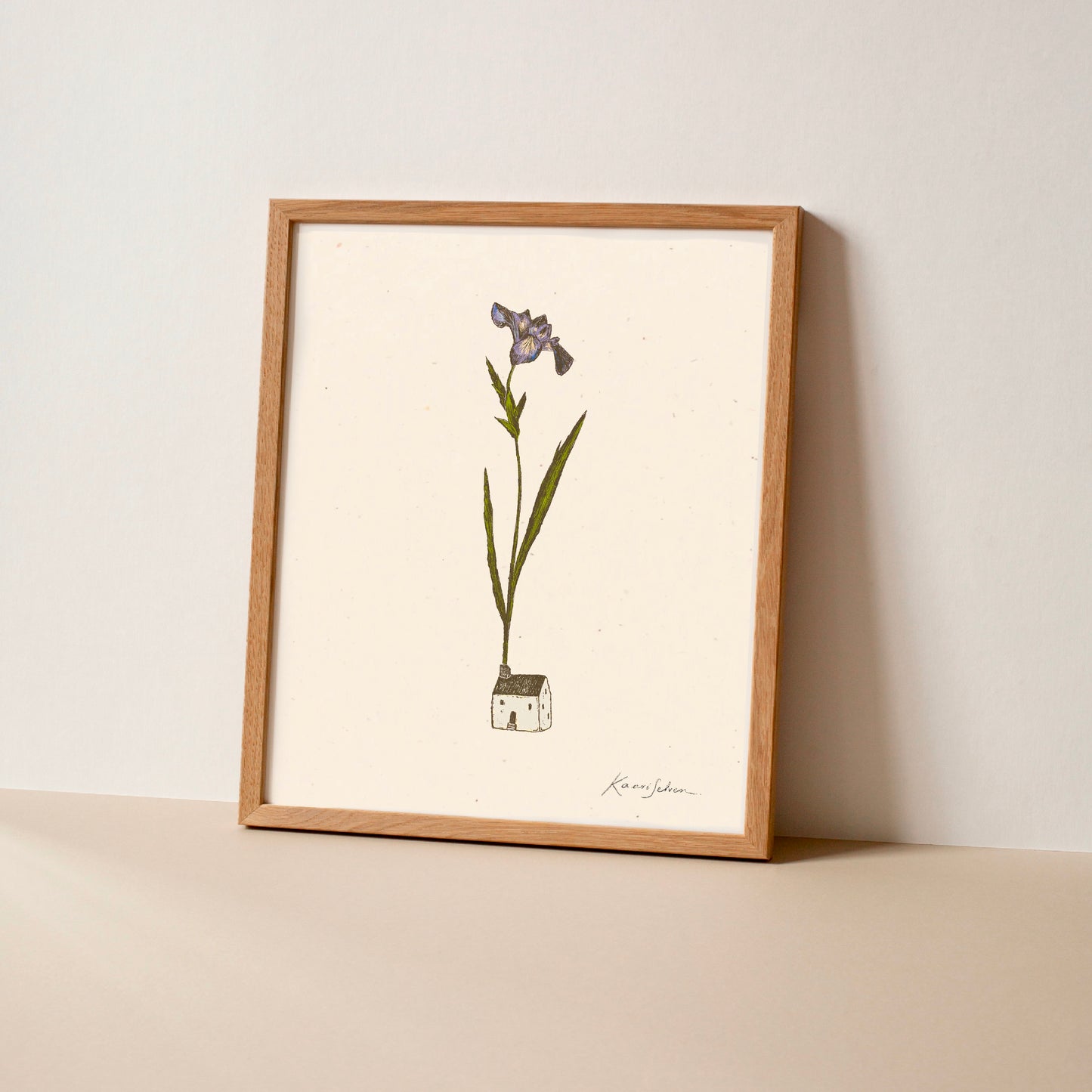 Little House in Bloom I Art Print