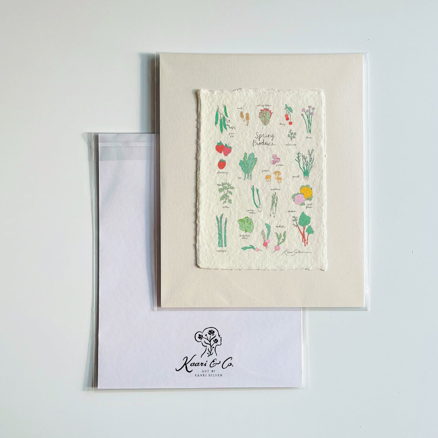 Spring Produce Heirloom Art Print