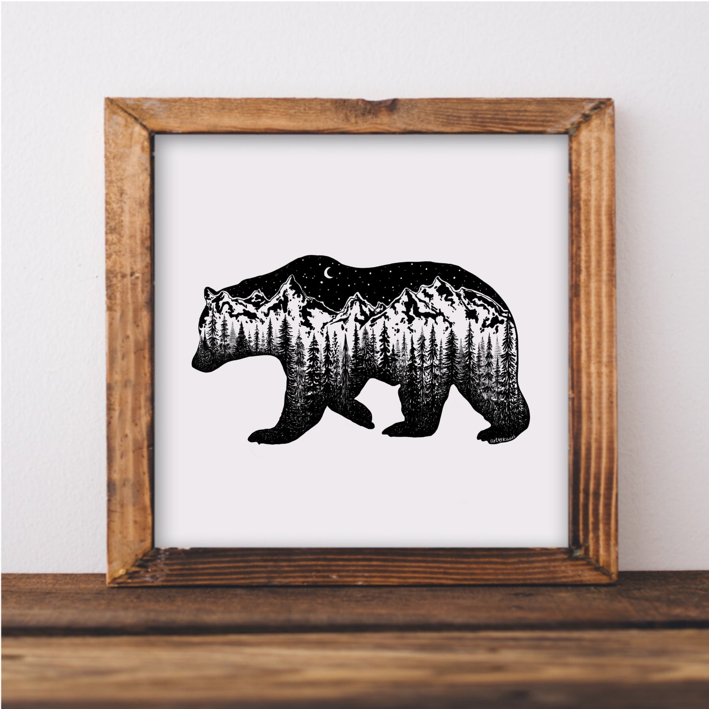 Mountain Bear Art Print