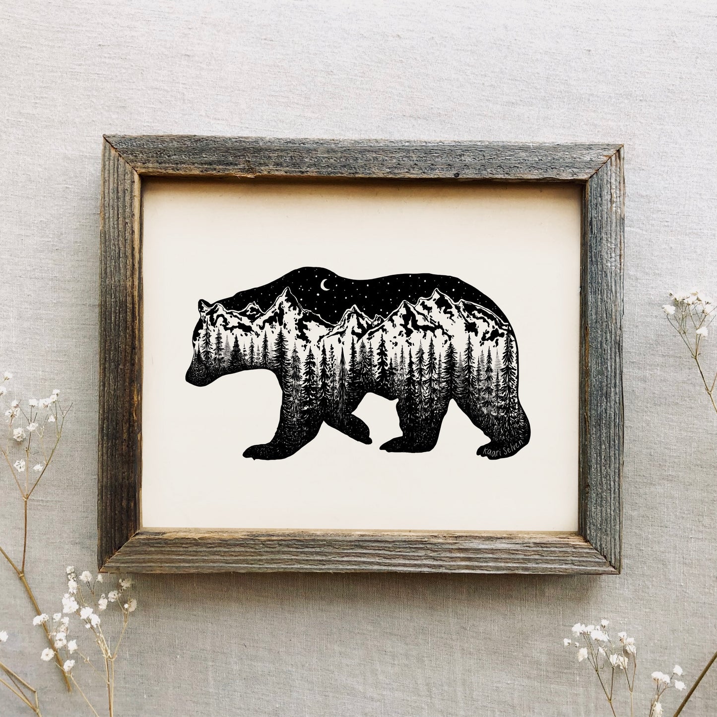 Mountain Bear Art Print